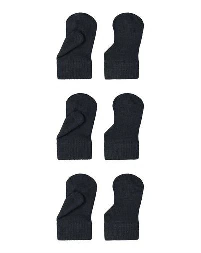 Name It - NMNMagic Knit Mittens 3P - Dark Sapphire